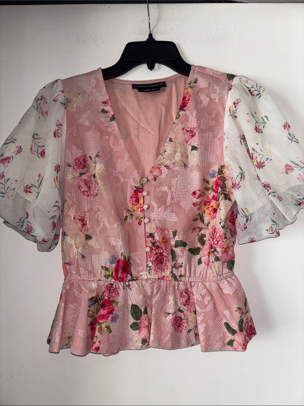 Hemant & Nandita Floral Blouse